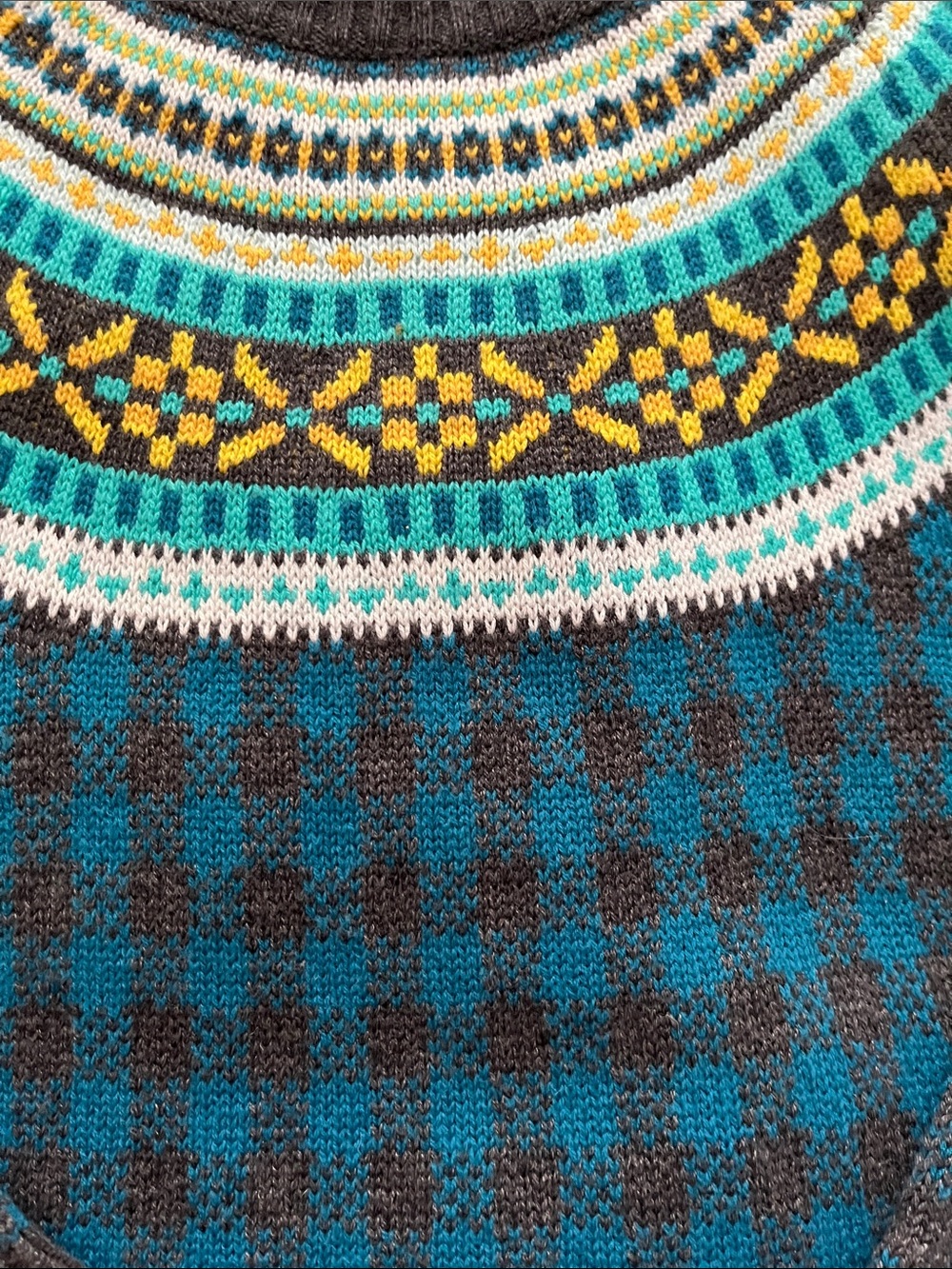 NWOT Talbots Fair Isle Nordic Sweater - Picture 6 of 9